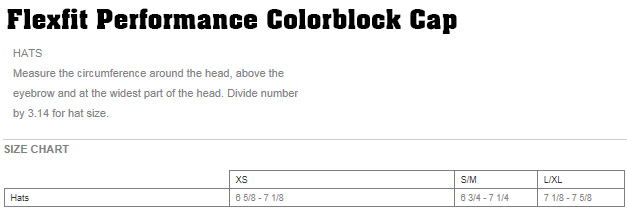 Flex Fit Hat Size Chart